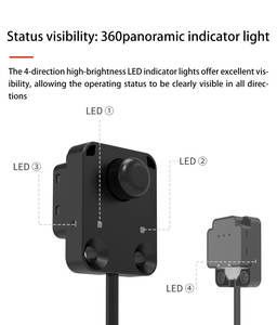 Cina LANBAO NPN PNP NO NC 24vdc PU05 serie pulsante tipo sensore fotoelettrico - Product Image 4