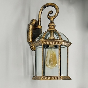 <strong>Vintage</strong> Cage Shape <strong>Light</strong> European Style High Quality Aluminum Garden Lamp - Product Image 5
