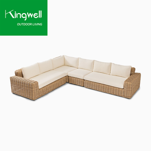 Meubles en rotin tressé d'usine OEM, ensemble <span class=keywords><strong>de</strong></span> canapés <span class=keywords><strong>de</strong></span> <span class=keywords><strong>jardin</strong></span> en aluminium, meubles <span class=keywords><strong>de</strong></span> patio d'extérieur <span class=keywords><strong>de</strong></span> la meilleure <span class=keywords><strong>qualité</strong></span> - Product Image 5