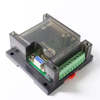 Carte de contrôle industrielle PLC FX2N-10MT FX2N-10MR avec Shell RS232 1DA + 2AD en option DC24V 9.6k