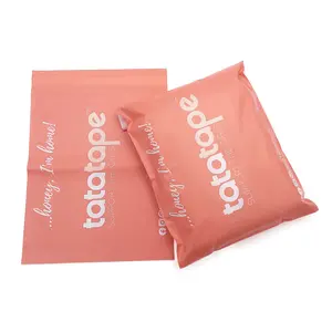 Fully biodegradable mail envelope bag thickened degradable logistics transport bag pla eco-friendly clothing packaging bag