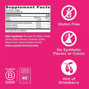 Capsules bon marché de biotine collagène vitamine C biotine pour la croissance des cheveux - Product Image 4