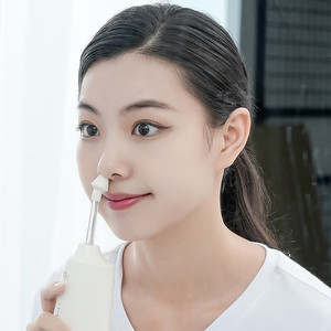 เครื่องล้างจมูกไฟฟ้าโยชิฟุ สีขาว 200 มล. สำหรับบรรเทาอาการหวัดคัดจมูก ใช้ได้ทั้งเด็กและผู้ใหญ่ - Product Image 1