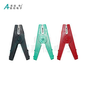 JIALUN Abrazaderas Aisladas de Batería de <span class=keywords><strong>Cocodrilo</strong></span>, Herramienta Eléctrica de Acero con Conexión de Crimpado para Batería de Coche de <span class=keywords><strong>Cocodrilo</strong></span>, 80mm, 50A - Product Image 1