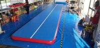 Piste d'air de gymnastique gonflable de haute qualité 20 pieds 30 pieds 40 pieds 6m 12m Tapis de gymnastique gonflable Piste de tumbling à vendre