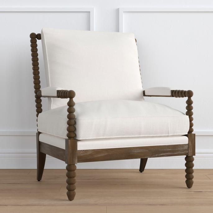 Modern furniture real leather classic chair with solid wood frame in the Living Room chair wood