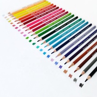 Ensemble de crayons de couleur OEM d'usine, 24 couleurs, dans un tube en papier, crayons de couleur FSC pour kit de dessin pour enfants, logo personnalisé pour fournisseur de papeterie