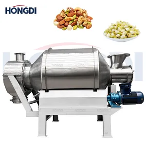 Tipping hopper feeding coffee beans rice granules non-destructive material blender stainless steel meat marinade flavoring mixer