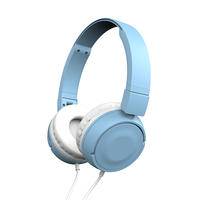 Mikrofon TYPE-C kontrol Volume 85dB/94dB headphone Stereo pada telinga dapat disesuaikan earphone musik USB-C berkabel dapat dilipat