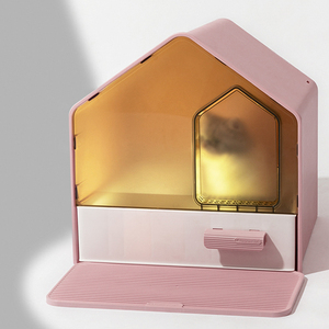 <span class=keywords><strong>Bac</strong></span> à <span class=keywords><strong>sable</strong></span> épais entièrement fermé, litière, grand espace, pour Villa, litière, animal de compagnie, toilette, pour chat - Product Image 3