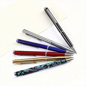Multicolor High End Business Metal Ballpoint <b>Pen</b> logo Slim Signature <b>Pen</b> Custom Luxury 1.0mm Custom Corporate Gifts - Product Image 2