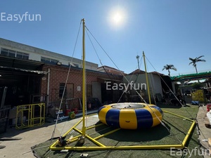 Trampolín Inflable Comercial para 1 Persona, para Adultos y Niños, en Oferta, para Juegos de Carnaval al Aire Libre, con Remolque Móvil - Product Image 2