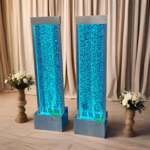 Customized Movable Partition Acrylic <strong>Water</strong> <strong>Bubble</strong> <strong>Wall</strong> Led Decorative <strong>Wall</strong> <strong>Panels</strong> with Stainless Steel Frame - Product Image 5