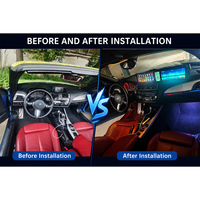 Layar Radio Mobil Android 10.25" Triple Screen 12+256G Wireless Carplay Upgrade Stereo Player untuk BMW Seri 2 F22 F23 2014-2017