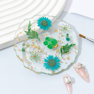 2025 mới khô hoa nhựa bảng màu vòng Nail nghệ thuật Bảng hiển thị sơn móng tay màu phân loại hiển thị - Product Image 6