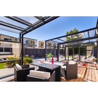 Verrière triangulaire rétractable Keenhai de haute qualité en verre trempé de 6 mm, garantie 5 ans+, structure en alliage d'aluminium