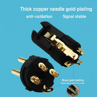 Connecteur XLR professionnel RASANTEK 3 broches mâle/femelle plaqué or, câble de microphone, équipement audio-vidéo HiFi