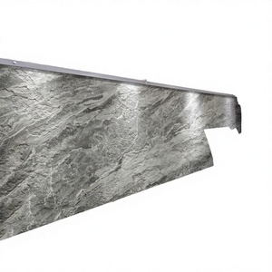 Revestimiento de Pared de Panel de Piedra Gris Nine Power, Material Flexible Ignífugo, Diseño Industrial Moderno, Azulejo Artificial para la Industria Hotelera - Product Image 3