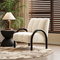 Fauteuil de loisirs vintage en tissu, fauteuil inclinable pour la maison, fauteuil design pour hôtel et gîte, fauteuil individuel, fauteuil de salon, chaises d'hôtel