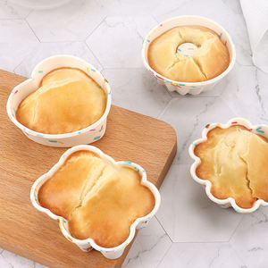 Kingwise แม่พิม<span class=keywords><strong>พ</strong></span>์ถ้วยมัฟฟินซิลิโคนผ้าชิฟฟ่อนขนาดเล็กชุด4ชิ้นสุดสร้างสรรค์งานออกแบบรูปหัวใจดอกไม้รูปหมีเครื่องมือทำ<span class=keywords><strong>เค้ก</strong></span>สีขนม macron - Product Image 2