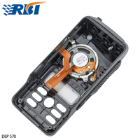 Boîtier d'affichage DEP570 pour radio XPR3500, coque d'interphone robuste en ABS, kit de remplacement, protection de clavier, pack de pièces, batterie