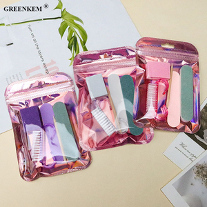 Mini bloque de tofu de una sola vez, tira de pulido corta, lima de uñas, cepillos de cuerno de vaca, palos de madera, lima de uñas, lima de uñas de ambos lados - Product Image 2