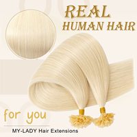Extensions de cheveux naturels à 100 % avec pointes en kératine Ombré, Ktips, Raw Double Drawn, Nano Itip, Y K Flat F I U Tip, Remy Human Hair Extensions