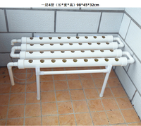 NFT système de tuyau hydroponique en PVC, kit de culture hydroponique pour la maison