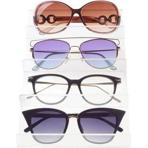 Acrylic nghiêng eyewears đứng chủ Kính mát tổ chức <span class=keywords><strong>Rack</strong></span> đứng trưng bày hiển thị với thiết kế dốc cao cho 4 cặp - Product Image 5