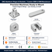 Kit de pièces CNC en aluminium sur mesure : support de montage, barre de liaison, bloc d'axe, embout pour l'automatisation, le mobilier et l'équipement de fitness
