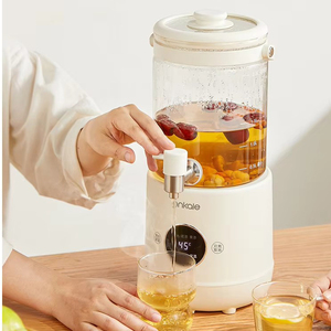 <span class=keywords><strong>Teiera</strong></span> Trasparente da 2,5L in Vetro Borosilicato <span class=keywords><strong>con</strong></span> <span class=keywords><strong>Infusore</strong></span> per Tè e Rubinetto Erogatore per Acqua Calda - Product Image 2