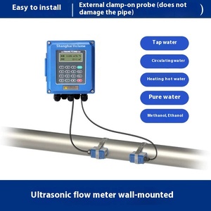 <strong>Portable</strong> Handheld Ultrasonic <strong>Flowmeter</strong> for <strong>Water</strong> and Fluids External Clamp and Plug-In Pipeline Type OEM Customizable - Product Image 2