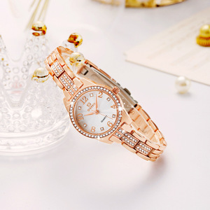 OEM ODM Business Sports Alloy Fashion Stainless Steel Band Glass Pointer Waterproof Women's Mechanical Watches Custom Logo - Product Image 1