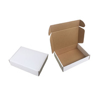 Cajas de Cartón Corrugado Kraft Blanco sin Imprimir con Recubrimiento UV Ecológico OEM ODM - Base en Blanco para Logotipo Personalizado, Embalaje para Cámaras