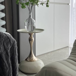 Internet Hot Selling <strong>Small</strong> Waist Coffee <strong>Table</strong> <strong>Sofa</strong> Side <strong>Table</strong> Italian Style Light Luxury Modern <strong>Small</strong> Round <strong>Table</strong> - Product Image 5