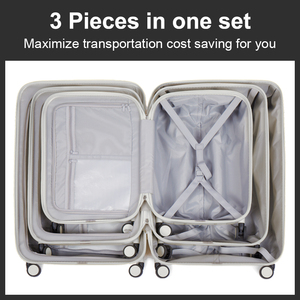 Hanke-Juego de maletas para viaje, Maleta resistente al agua, multicolor, 20/24/28, 3 unidades - Product Image 6