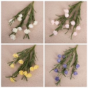 ดอกกุหลาบประดิษฐ์ CallaFloral สีขาว ชมพู เหลือง ม่วง ก้านเดี่ยว คุณภาพสูง เหมือนจริง ทำจากพลาสติก สำหรับตกแต่งบ้าน งานแต่งงาน - Product Image 3