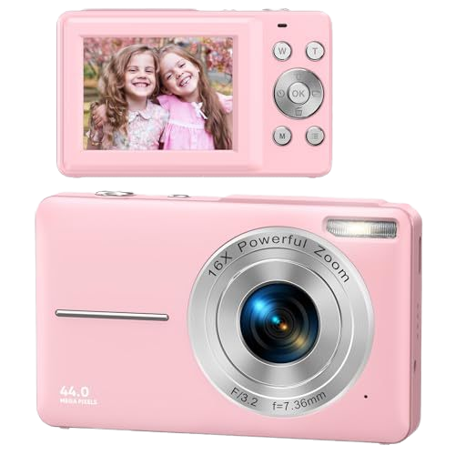 2025 Portable DC403 Mini Digital Camera 44MP CMOS Flash 1080P HD for Teenagers Cheap Pocket Size with TF Card Compatibility