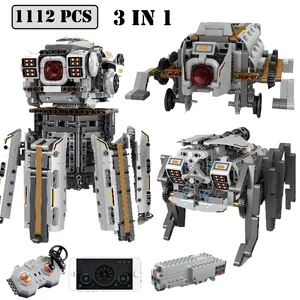 Moldking 15050 MOC高科技遥控机器人机械3合1变形配合积木组装模型玩具男孩礼品