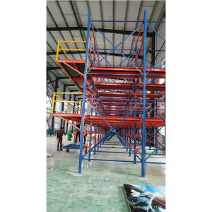 أرفف ميزانين معدنية متعددة الطبقات رف تخزين للمستودعات مكون من 5 طبقات لتخزين الأرفف العلوية - Product Image 2