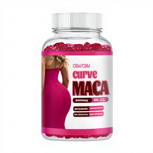 Vente directe usine OEM, Commerce extérieur, Gummies de Maca très demandés, Maca pour des fesses généreuses, 60 comprimés pour adultes - Product Image 1