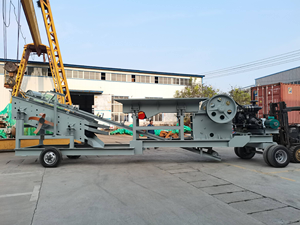 <span class=keywords><strong>PE500X750</strong></span> 100 T/H Rock Granite Mobile tragbare Steinkalkstein-Zerkleinerung maschine Preis Backen brecher mit Förderer und Zuführung - Product Image 3