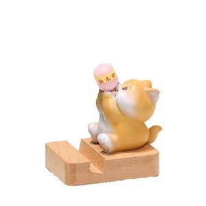 ที่วางโทรศัพท์รูปสัตว์น่ารัก ของตกแต่งโต๊ะทำงานเรซิ่น สำหรับสำนักงานหรือเป็นของขวัญ ดีไซน์แพนด้า ลูกสุนัข กระต่าย หมู - Product Image 5