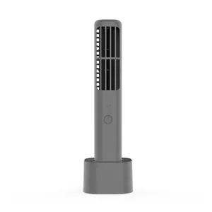 Kualitas Tinggi Rumah Tangga Air Cooling Portable Mini USB Rechargeable Bladeless Penggemar Tower