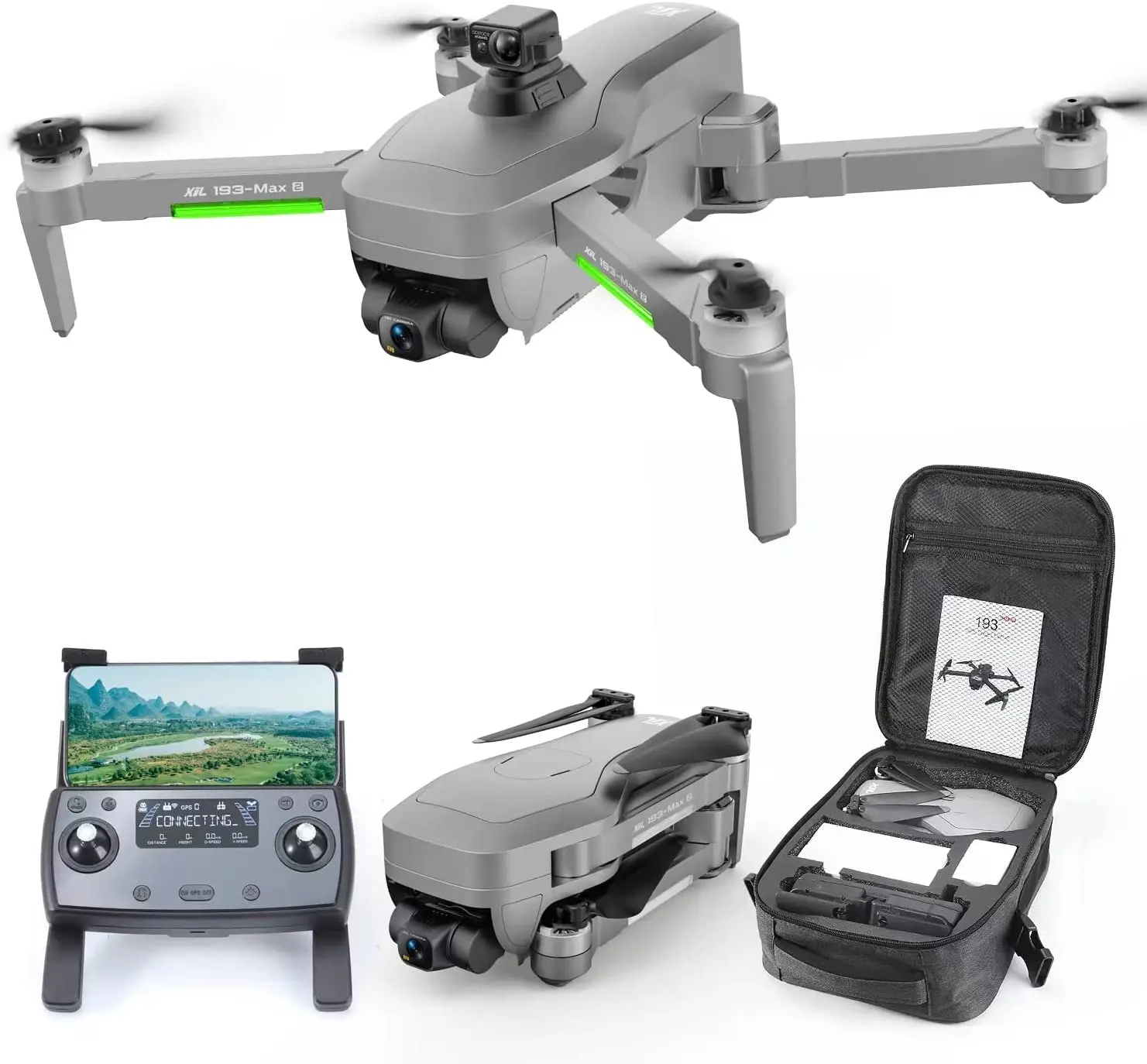 193 Max 2 VS SG906 MAX PRO 2 30Mins 5KM EIS 3 Axis Gimbal 4K Dual Camera Long Range Drone With Long Distance Brushless RC Drone