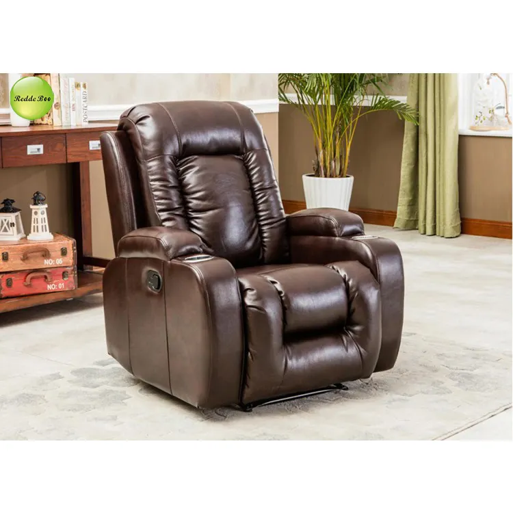 Living room cinema recliner sofa set modern furniture with cup holder 9008
