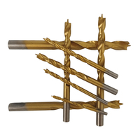 Ensemble de forets revêtus de titane en acier rapide HSS tige ronde 3mm-10mm foret hélicoïdal à poignée hexagonale
