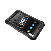 Tablet PC Industrial de 8 Pulgadas con NFC, PDA Todo en Uno con Escáner de Código de Barras, Verificador de Precios, Tablet PC Android 15 5G Resistente
