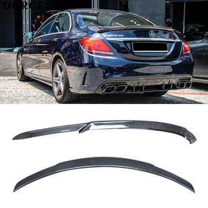 For C-Class W205 4Door Sedan Babos Style Carbon Fiber <b>Rear</b> <b>Spoiler</b> Trunk Wing 2013-2022 Carbon Fiber - Product Image 1