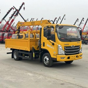 Petit camion de fret Foton de 3 tonnes avec grue montée, grue de camion de 4 tonnes, grue de camion de 5 tonnes à vendre - Product Image 5